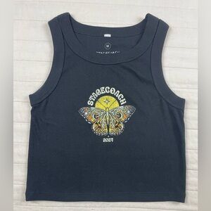 Stagecoach Music Festival 2024 Cropped Ribbed Tank Top Medium